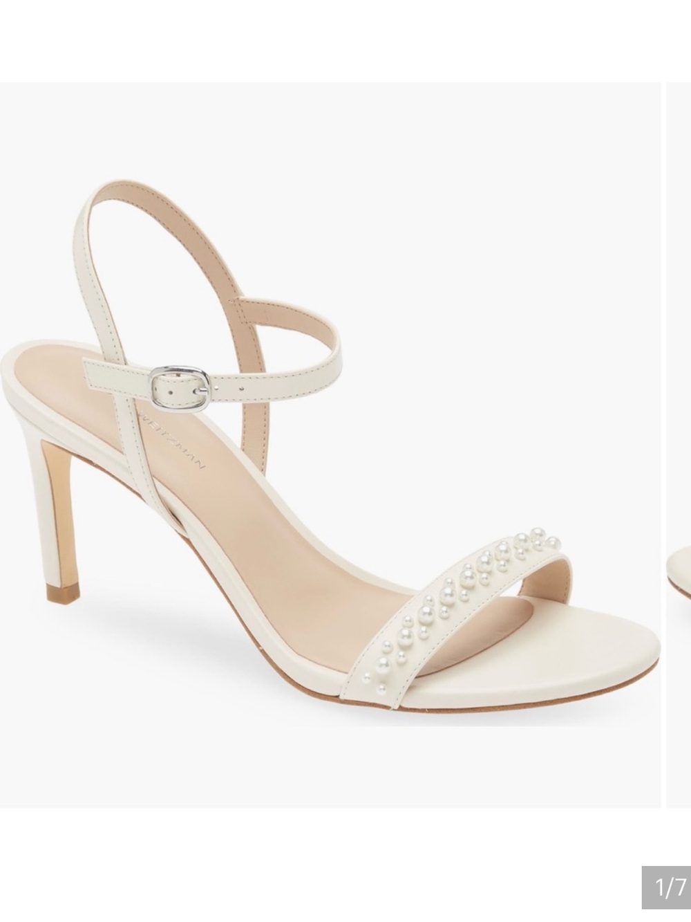 Stuart Weitzman Dancer Pearl Heels
